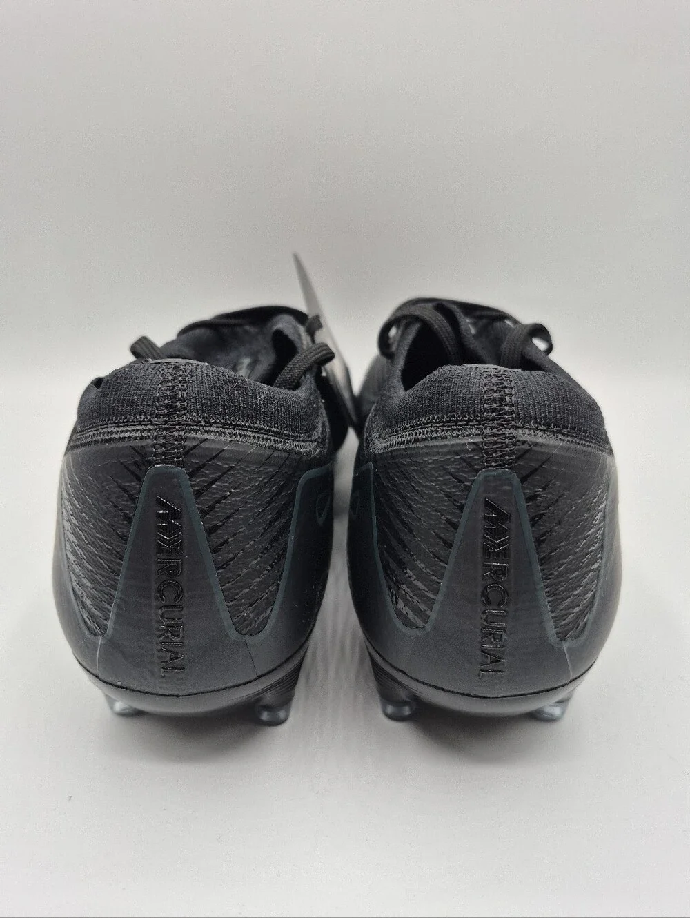 Nike Mercurial Vapor 16 ELITE AG Triple Black Mens 9 Soccer Cleats Boots New